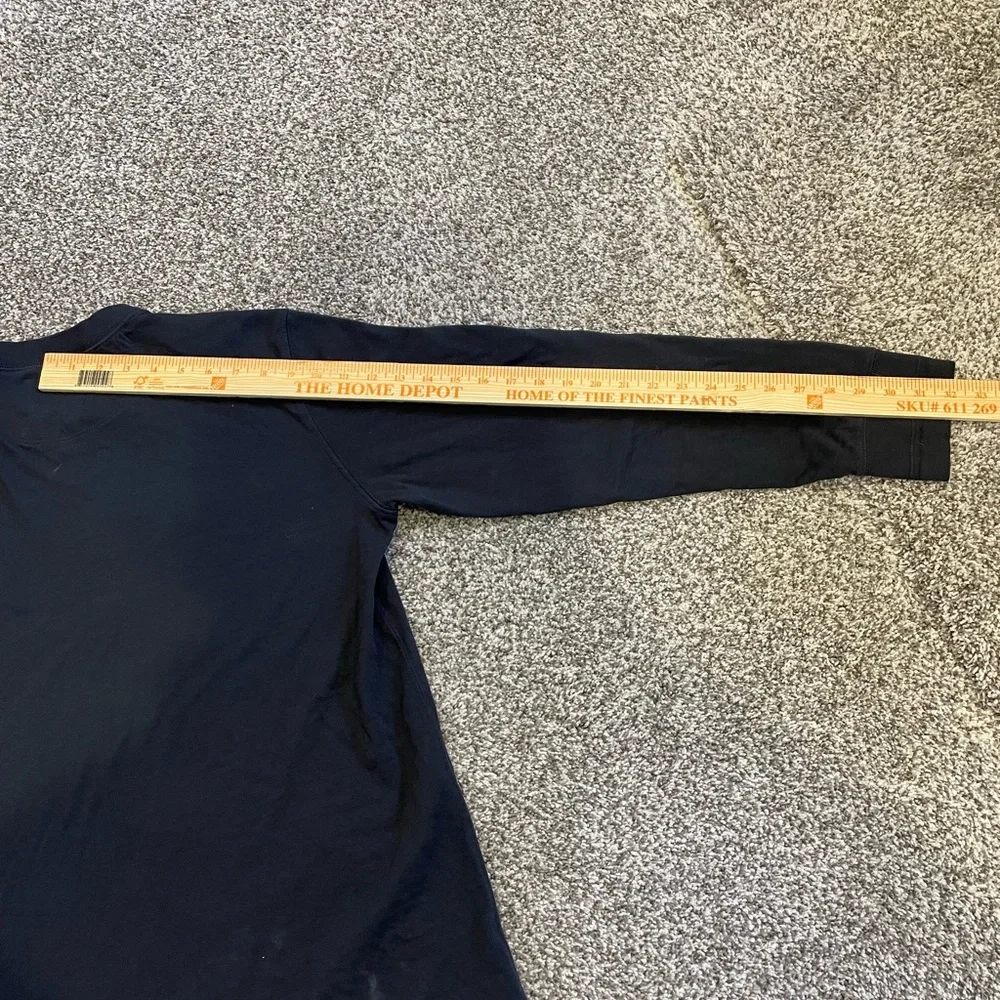 Filson Men's Dark Blue Long Sleeve Henley 100% Cotton Size Medium - Picture 7 of 8